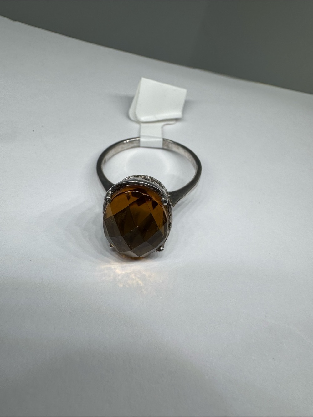 925 Sterling Silver 9K Gold Plated Sultanite Ring Size 8 | Ukrainian ring - Picture 9 of 17